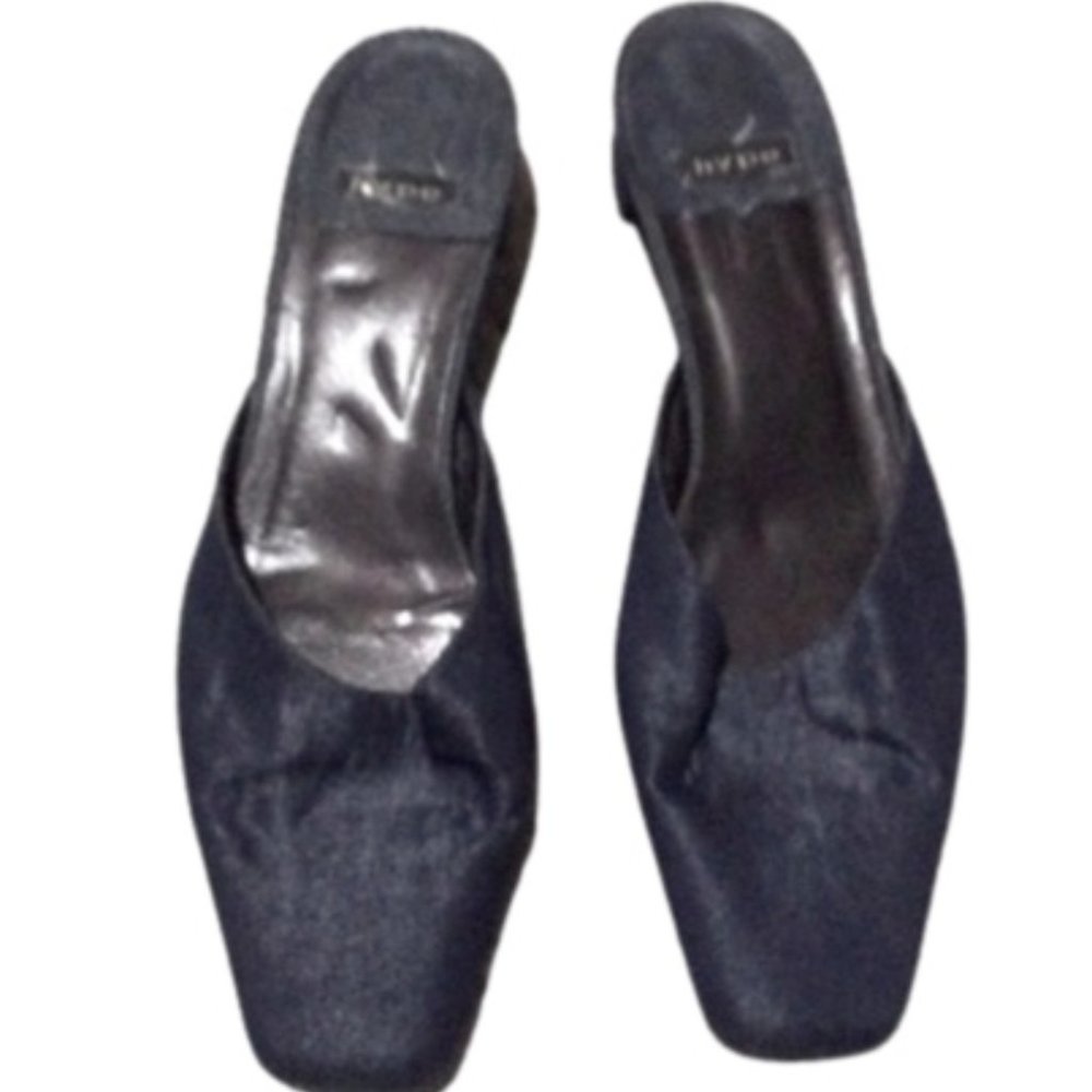 🍃 Hype Denim Jean Mules 9 - Picture 2 of 4